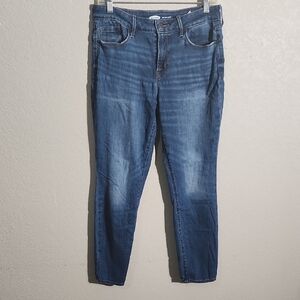Old Navy Jeans Womens Size 8 Short Blue Pop Icon Skinny